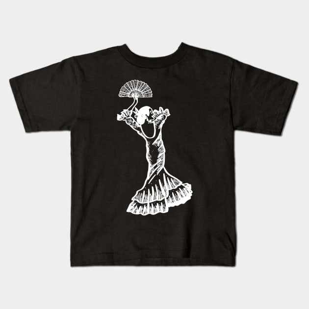 Flamenco Kids T-Shirt by petit-creativ